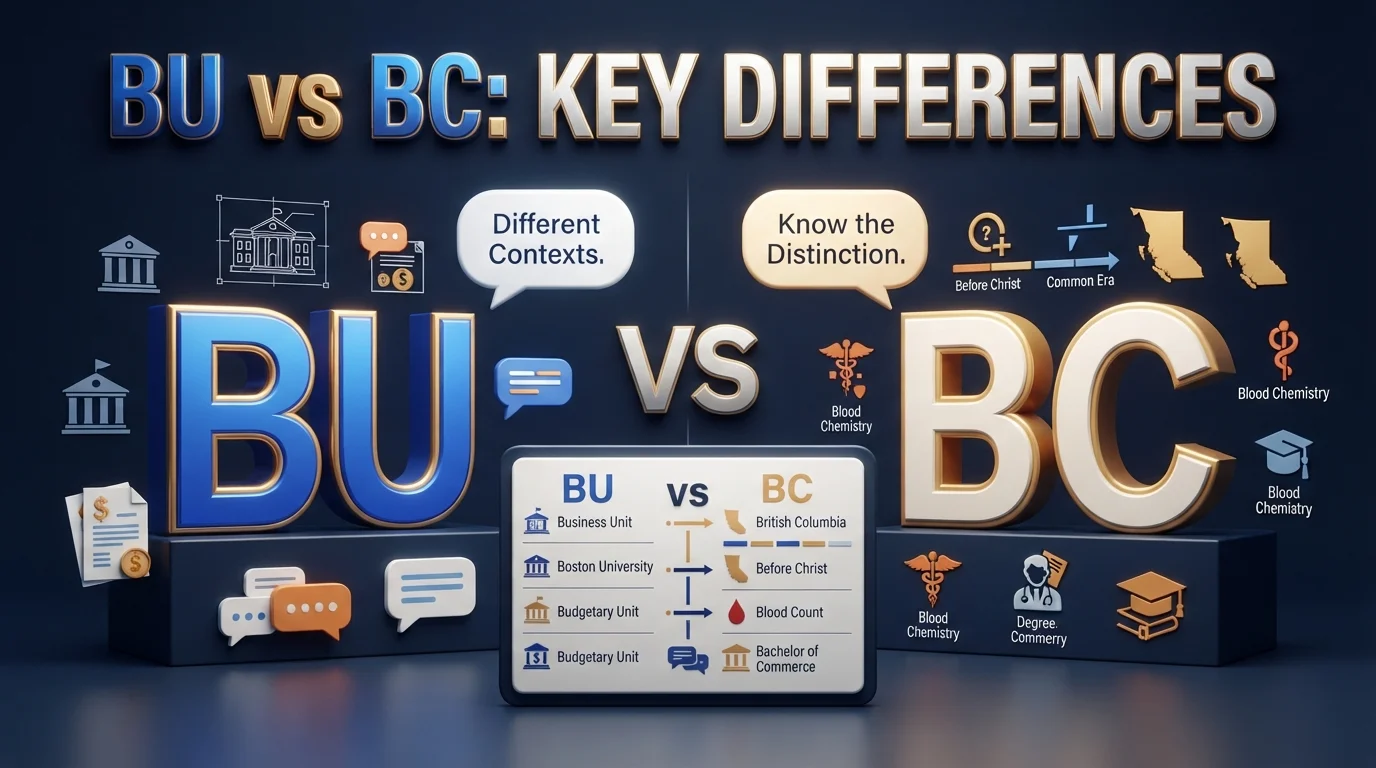 BU vs BC Key Differences