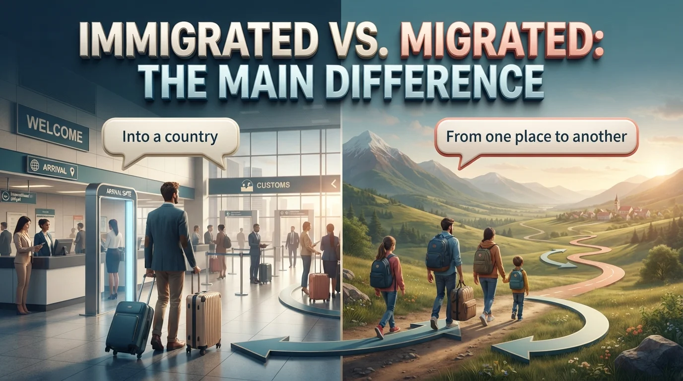Immigrated vs. Migrated The Main Difference