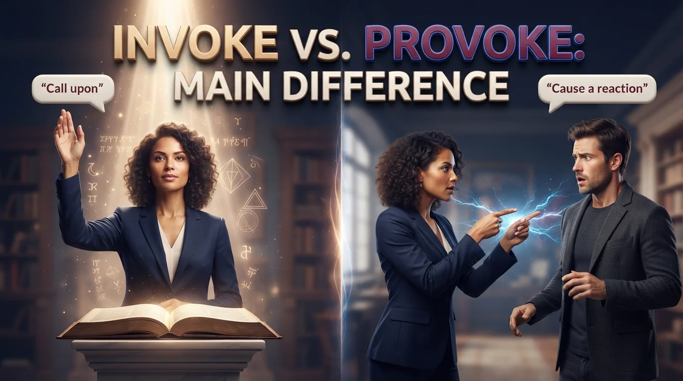 Invoke vs. Provoke Main Difference