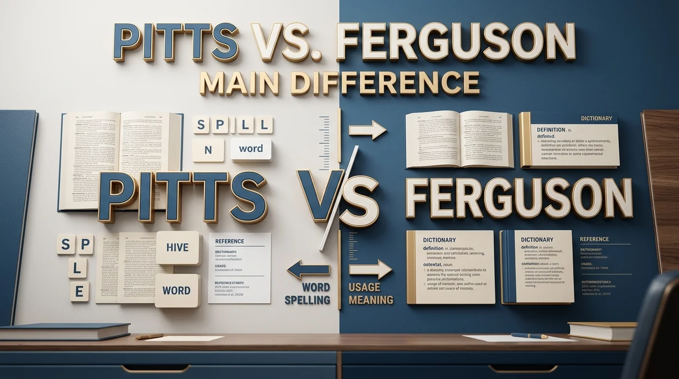 Pitts vs. Ferguson Main Difference