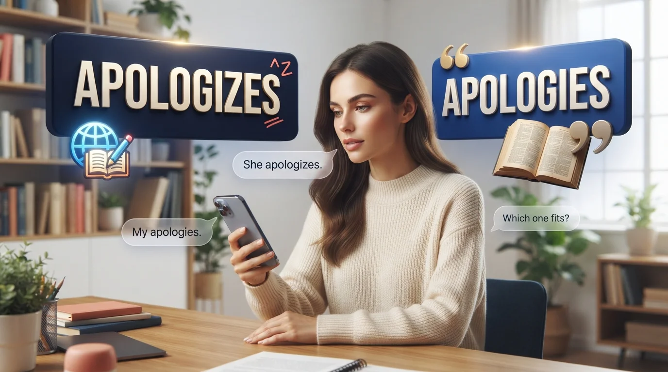 Quick Answer Apologizes vs. Apologies
