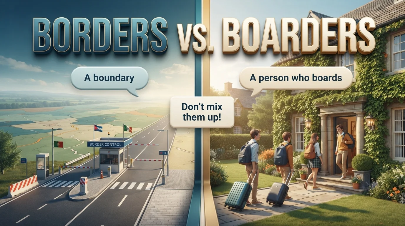 Quick Answer Borders vs. Boarders