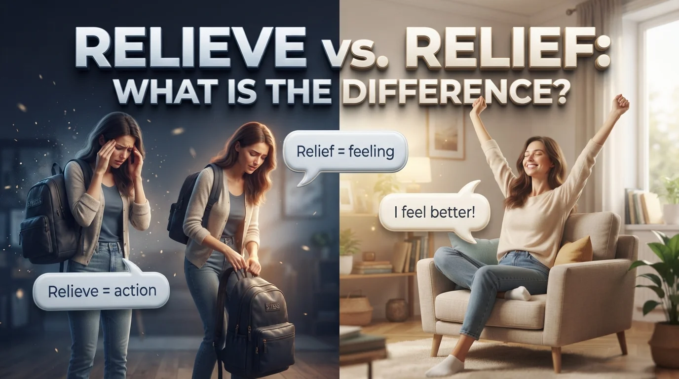Relieve vs. Relief What Is the Difference