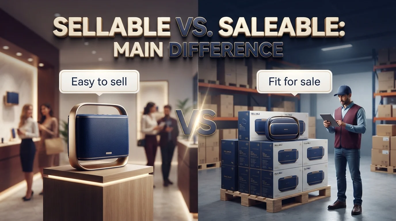 Sellable vs. Saleable Main Difference