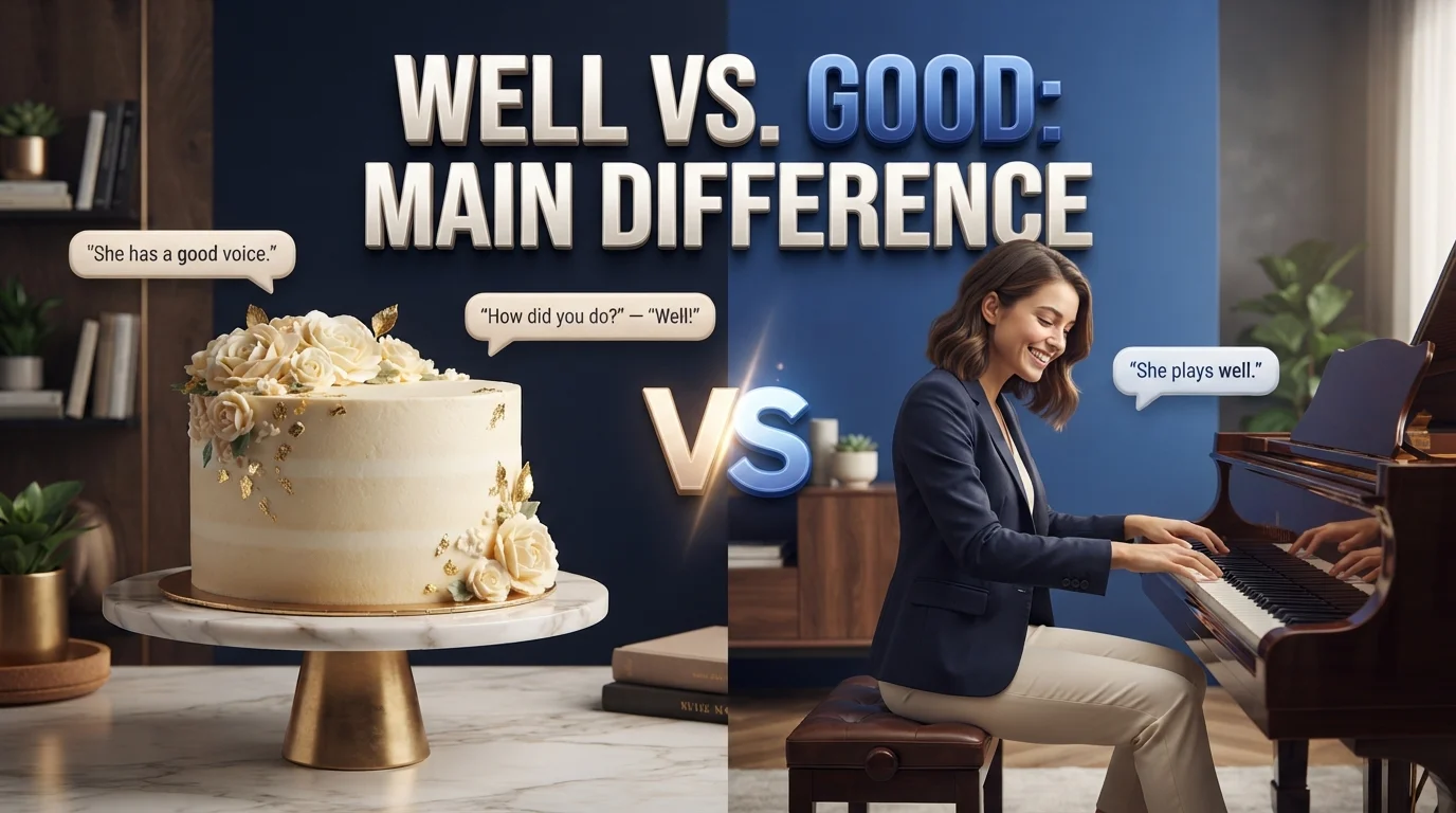 Well vs. Good Main Difference