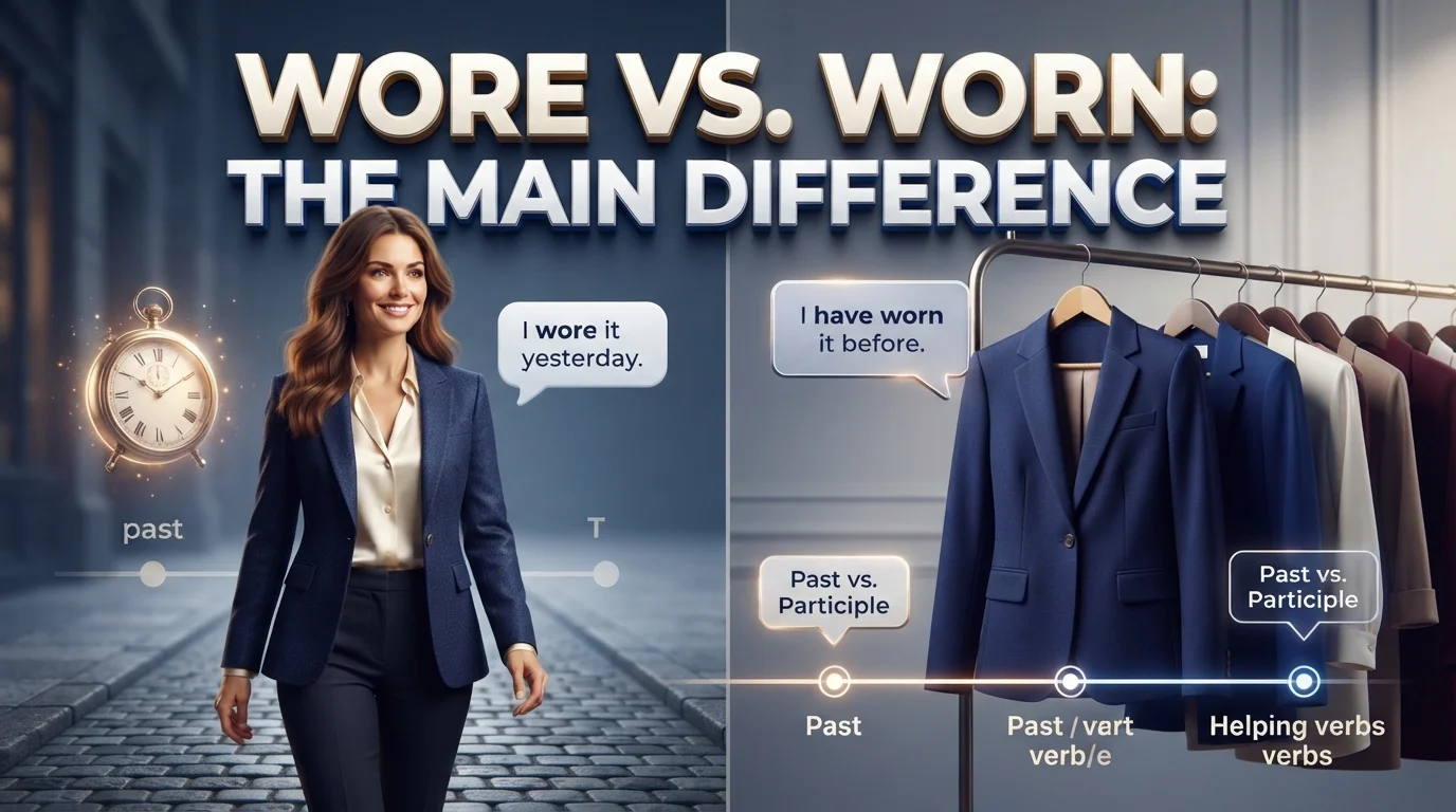 Wore vs. Worn The Main Difference
