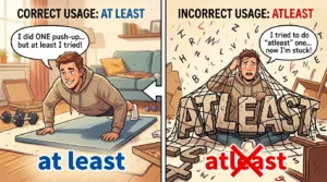 at least vs atleast