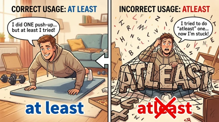 at least vs atleast