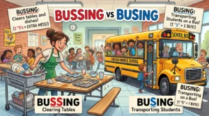 bussing vs busing