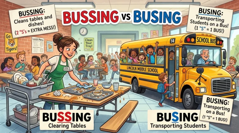bussing vs busing
