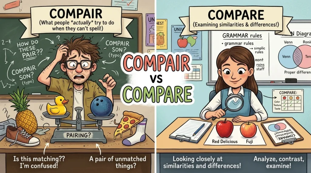 compair vs compare