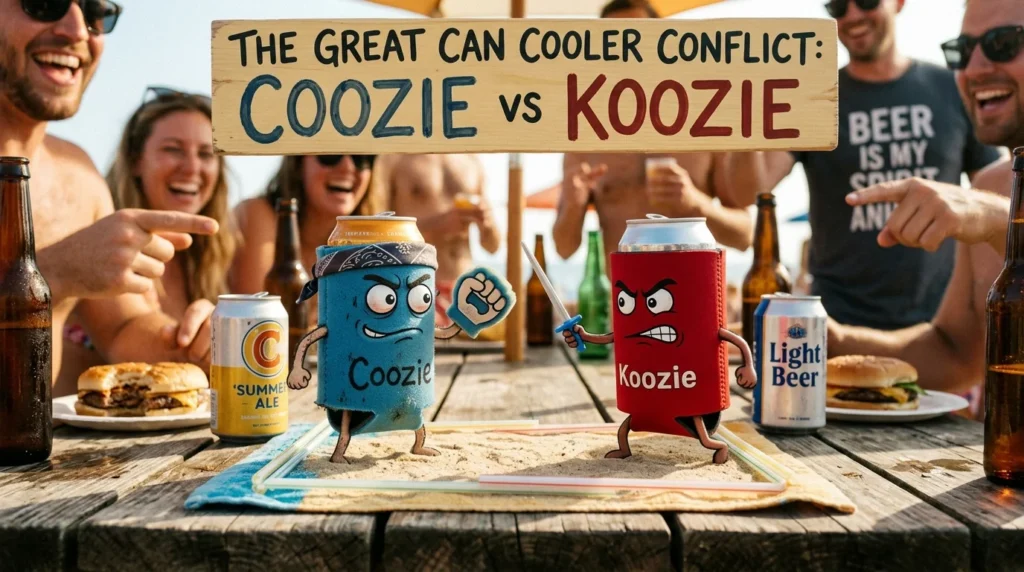 coozie vs koozie