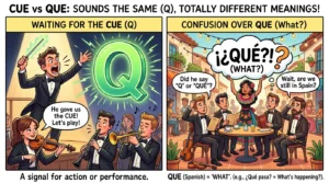 cue vs que