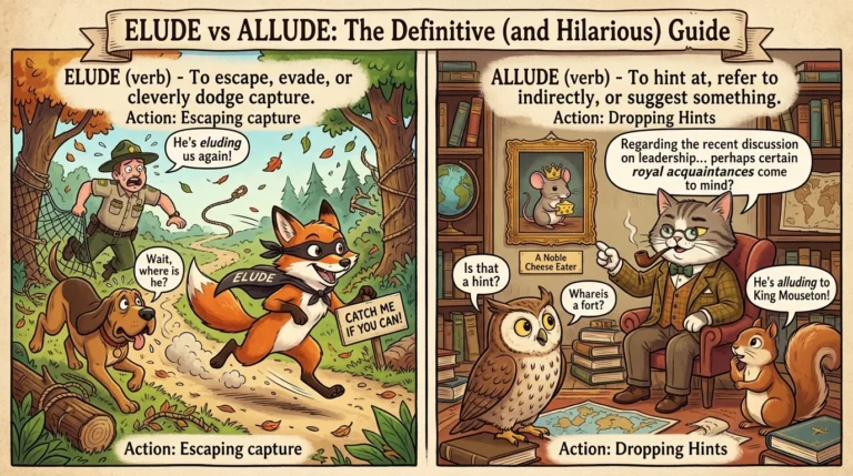 elude vs allude