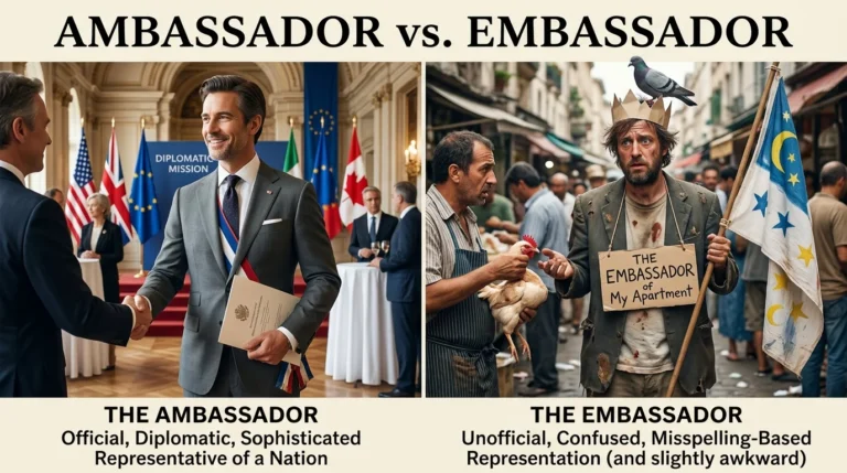 embassador vs ambassador