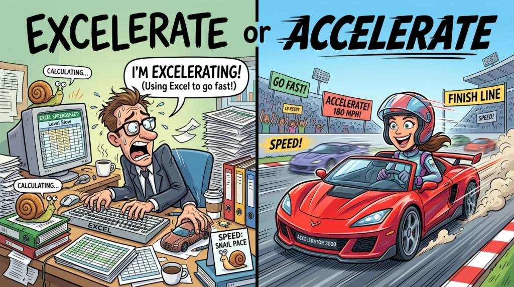 excelerate or accelerate