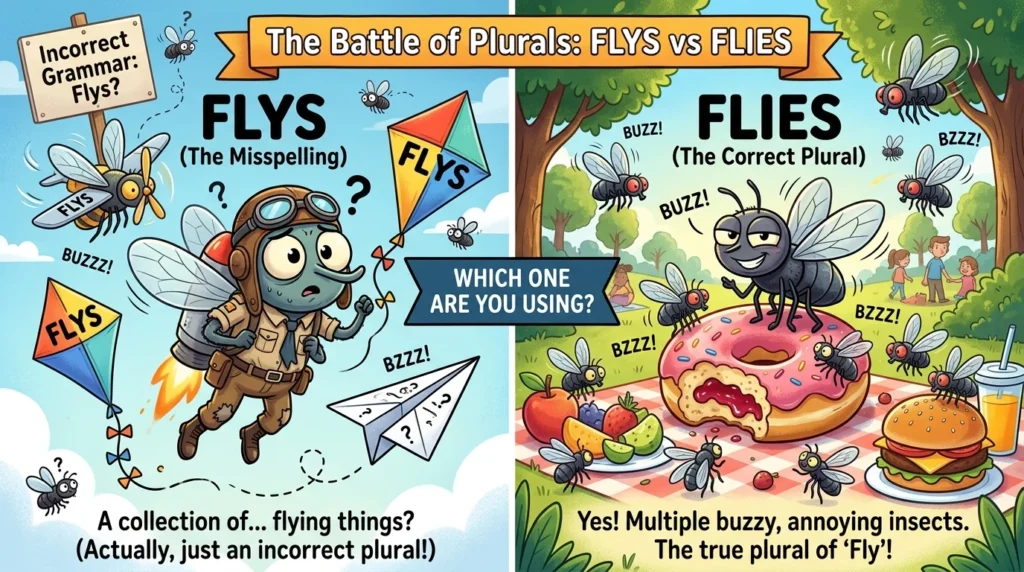 flys vs flies