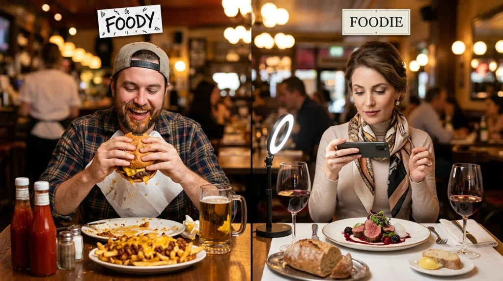 foody vs foodie