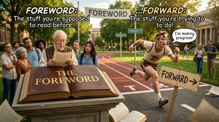 foreword vs forward