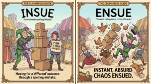 insue vs ensue