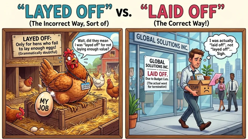 layed off vs laid off