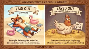 layed out vs laid out