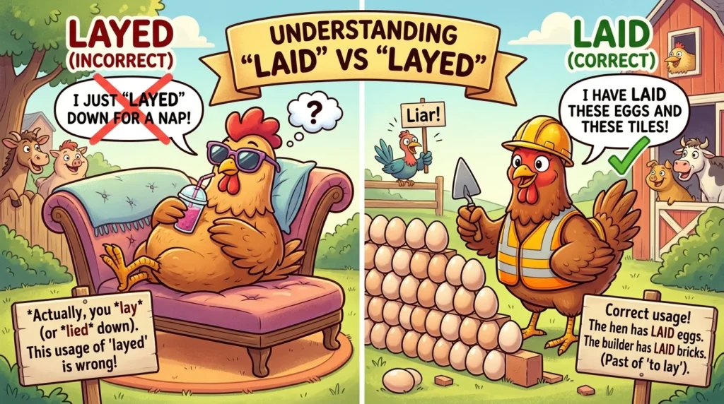 layed vs laid