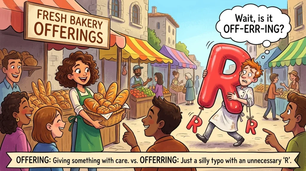 offerring vs offering