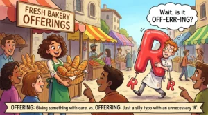offerring vs offering