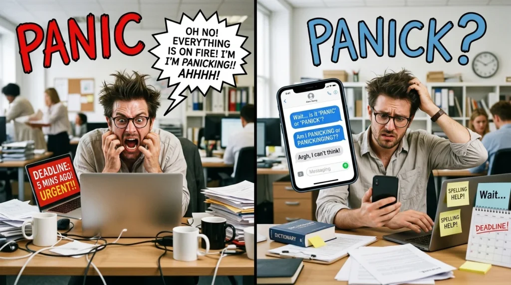 panic vs panick