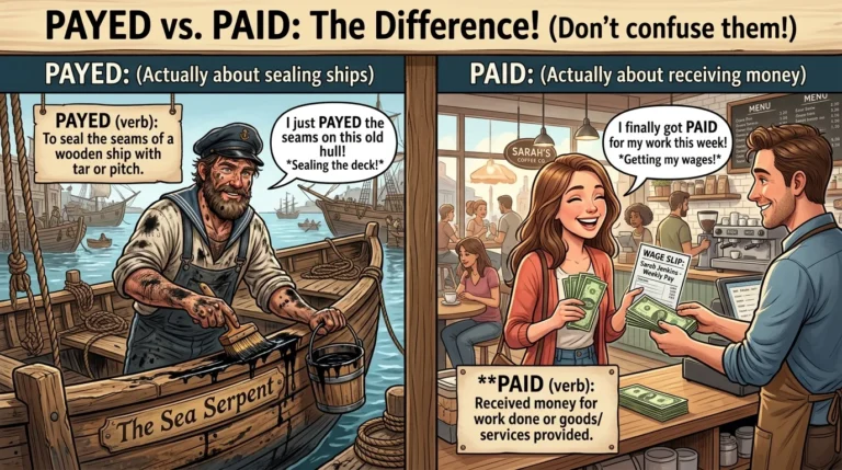payed vs paid