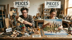 peices vs pieces