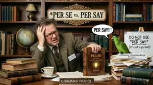 per se vs per say