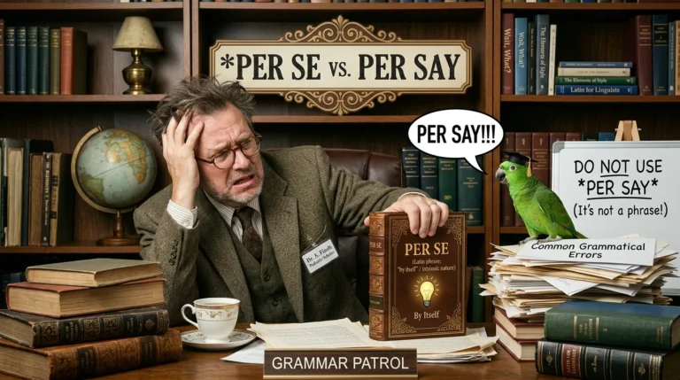 per se vs per say