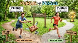 persue vs pursue