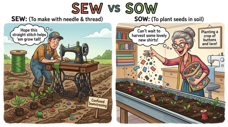 sew vs sow