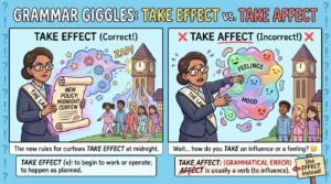 take effect vs take affect