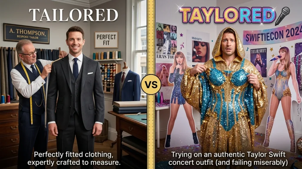 taylored vs tailored