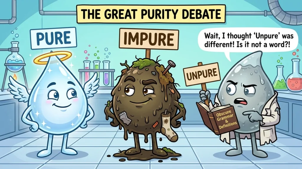 unpure vs impure