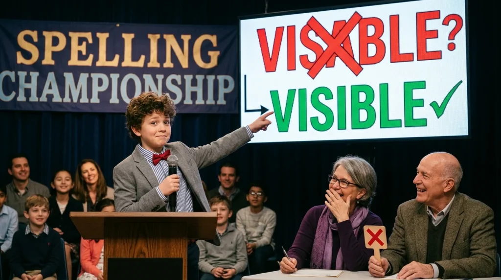 visible or visable