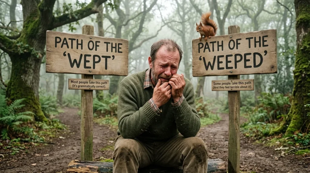 weeped or wept