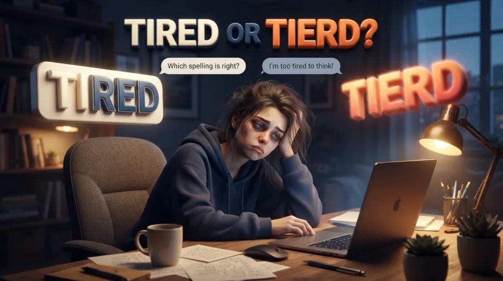 Tired or Tierd
