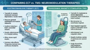 ECT vs. TMS