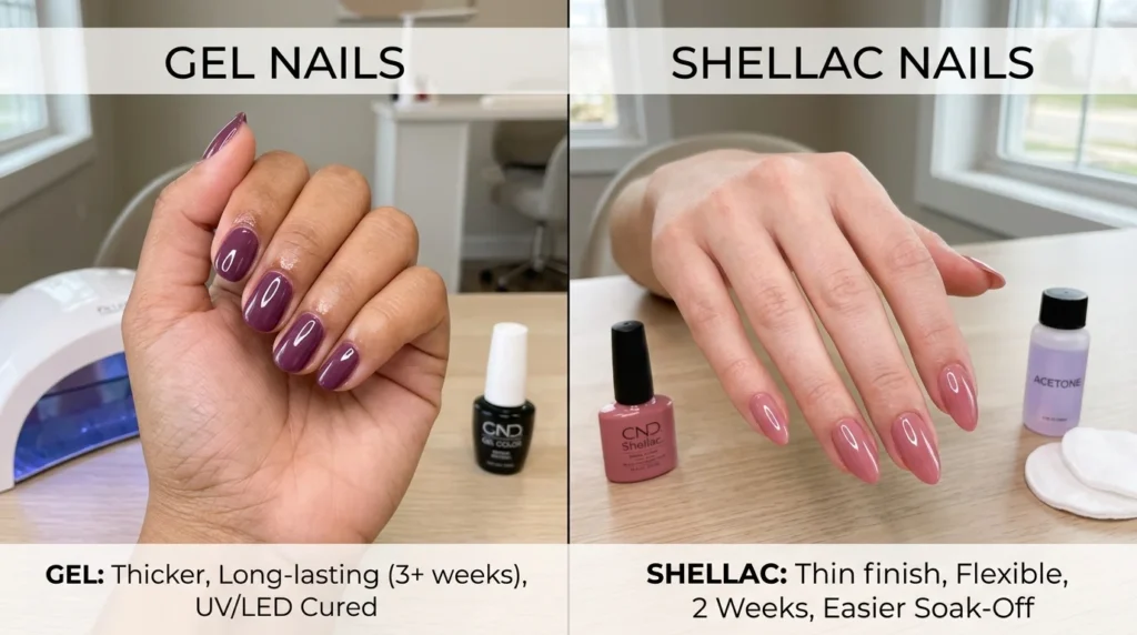 Gel vs. Shellac