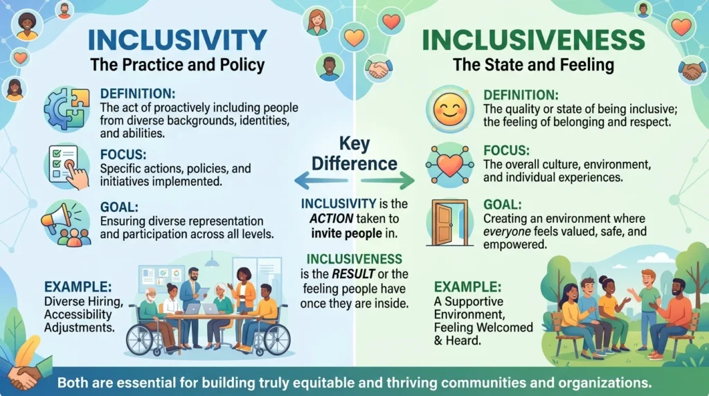 Inclusivity vs. Inclusiveness
