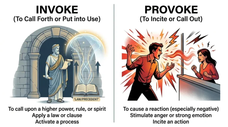 Invoke vs. Provoke