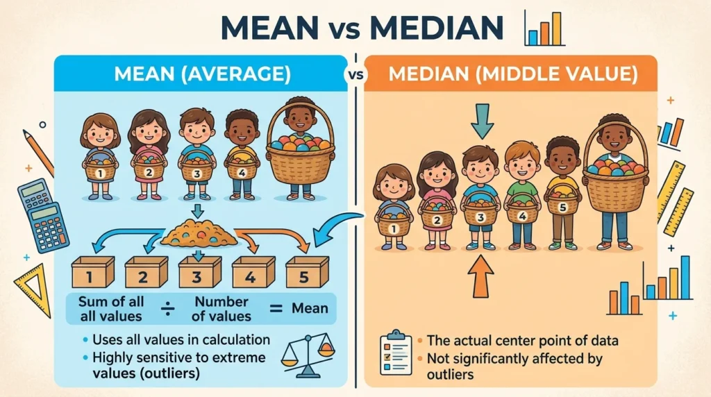 Mean vs. Median