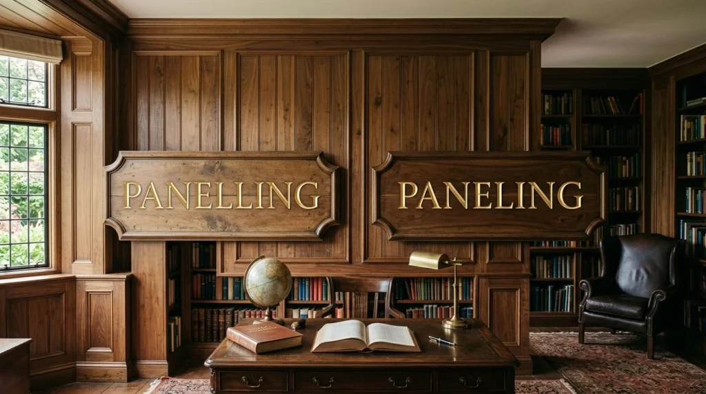 Panelling vs. Paneling