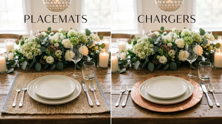 Placemats vs. Chargers