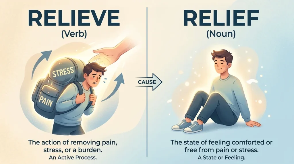 relieve vs relief